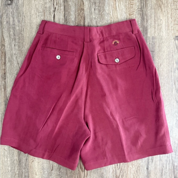 Tommy Bahama • 100% Silk Long Line High Waisted Shorts - Picture 6 of 8